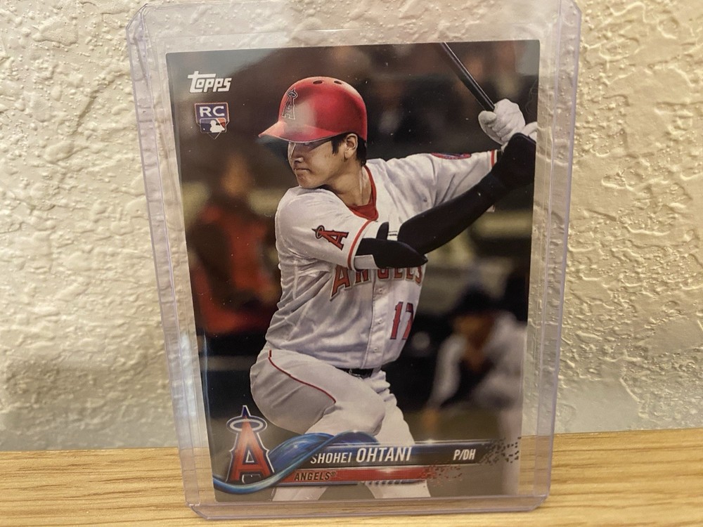 Shohei Ohtani 2018 Topps Team Set #A-17 RC Rookie Angels – RAW – Clean
