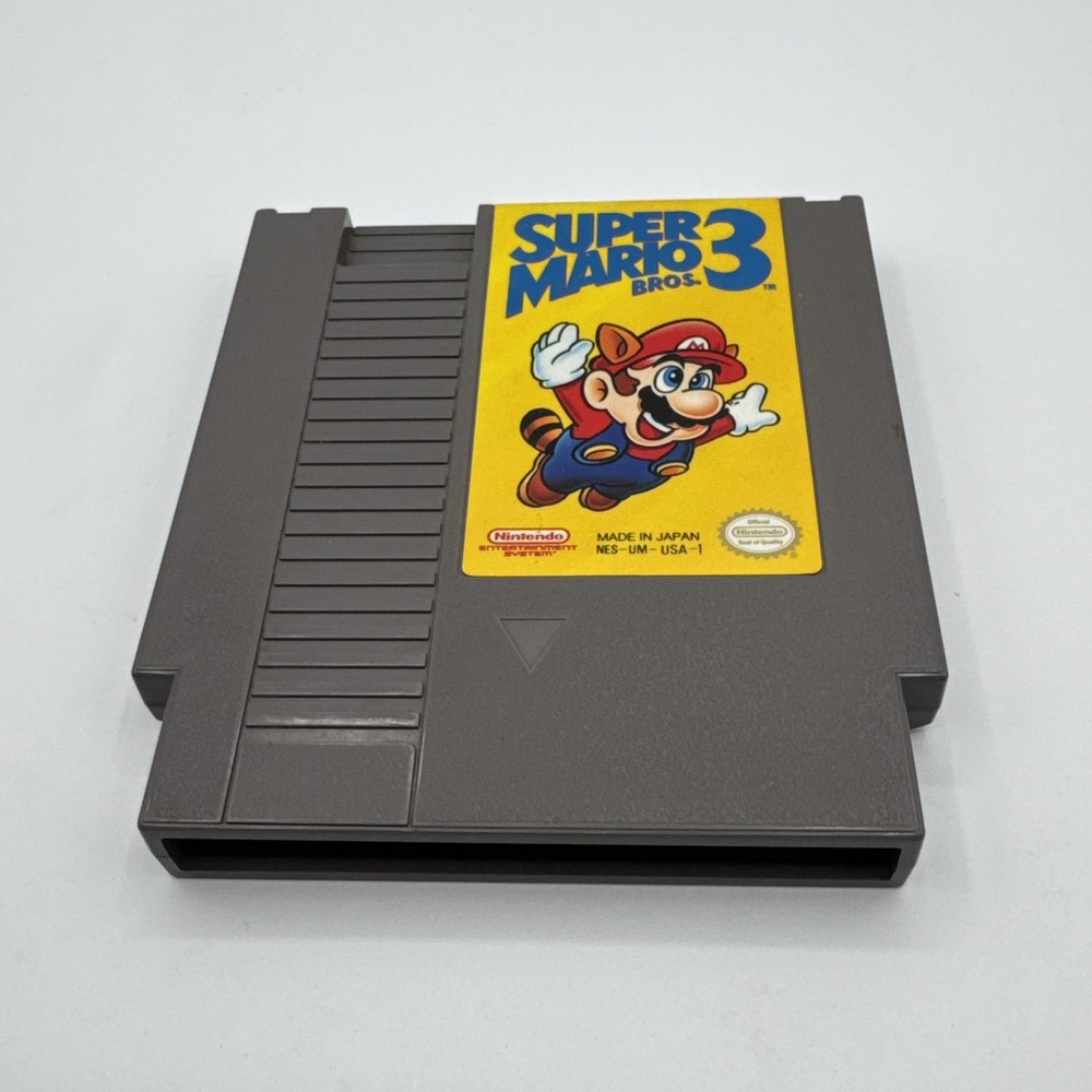 Super Mario Bros. 3 NES Game with Manual and Sleeve