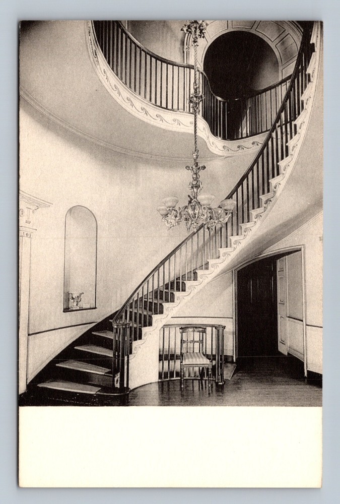 Staircase Valentine Museum Richmond Virginia Postcard