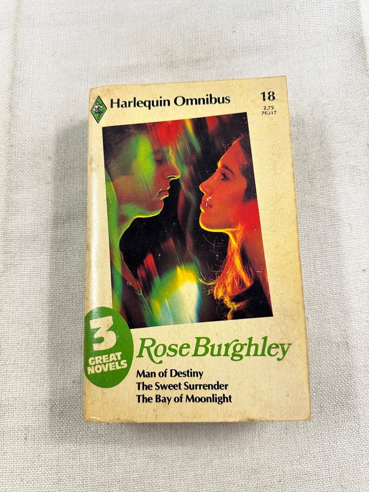 Harlequin Omnibus 18 Rose Burghley 1975 Romance Man of Destiny Sweet Surrender