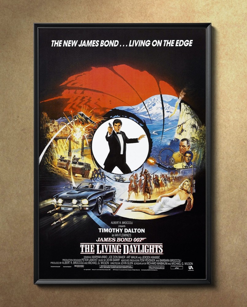 1987 The Living Daylights Movie Poster 24x36 Glossy Unframed 8749