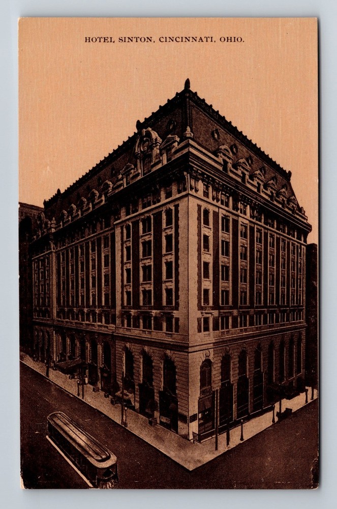 Cincinnati OH-Ohio Hotel Sinton Vintage Postcard Standard Souvenir Postal Post