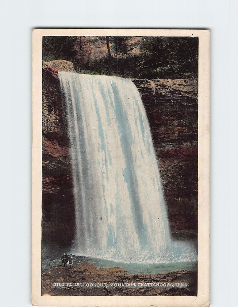 Postcard Lulu Falls Lookout Mountain Chattanooga Tennessee USA