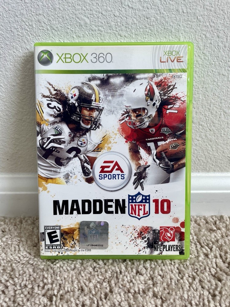 Madden NFL 10 (Microsoft Xbox 360, 2009) CIB Complete