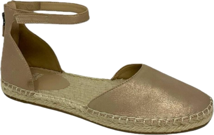 Eileen Fisher Woman's Lala Espadrille Flat Sandals Bronze Metallic, Size: 8.5 M