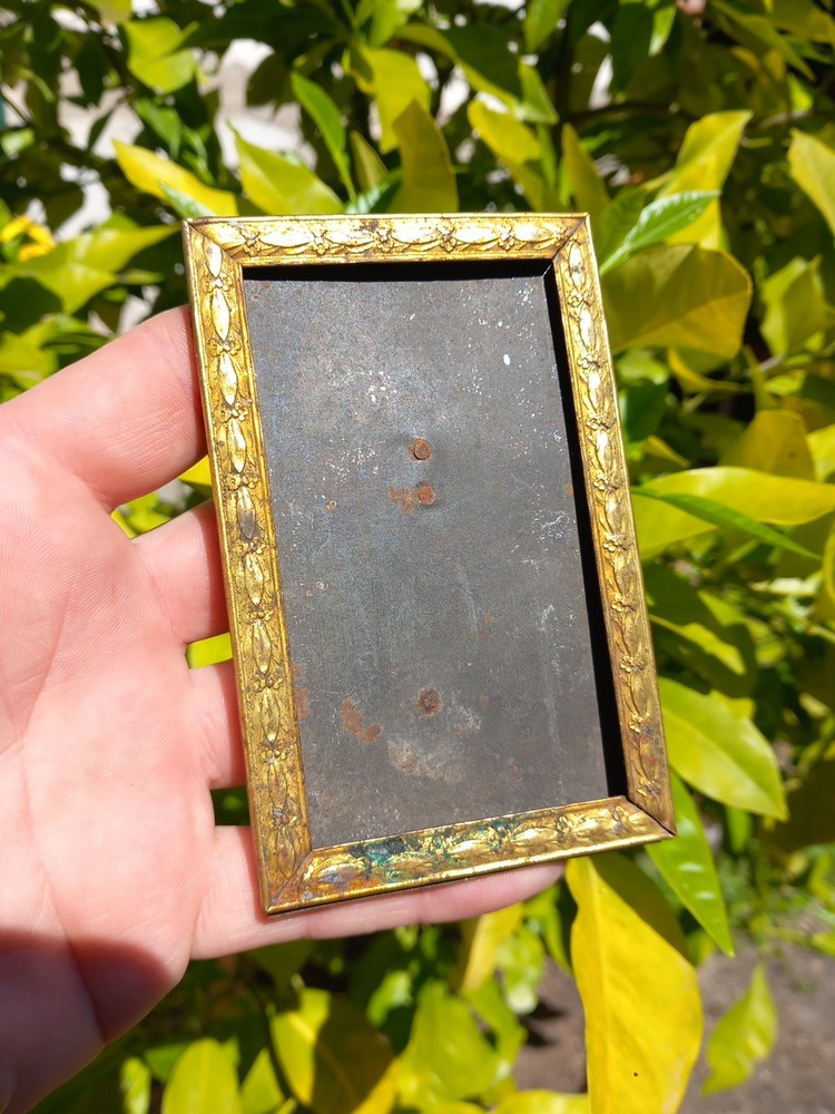 Brass Picture Frame Louis XVI Empire Style