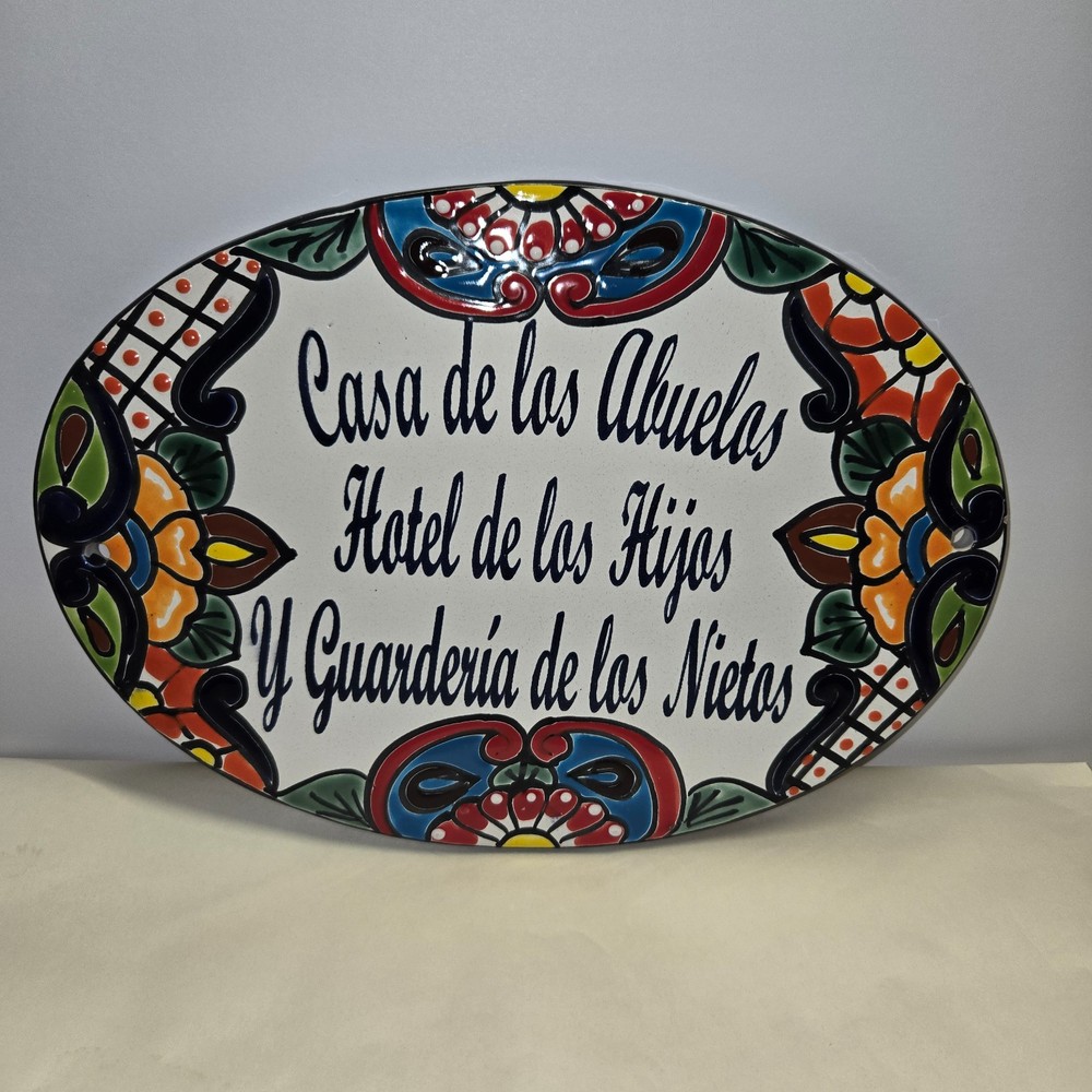 Talavera Pottery Wall Art Plaque 
