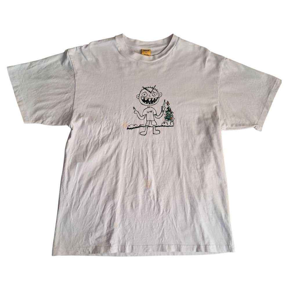 Golf Wang Santa Raerae Tyler, The Creator Rap Graphic T-Shirt Streetwear Rare L
