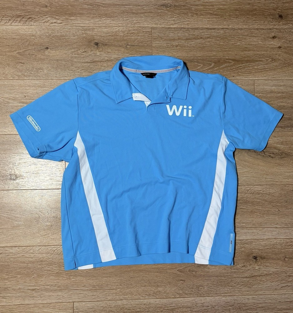Nintendo Wii Official Employee Shirt Size XXL 2XL Retro Video Game Merch 2000s
