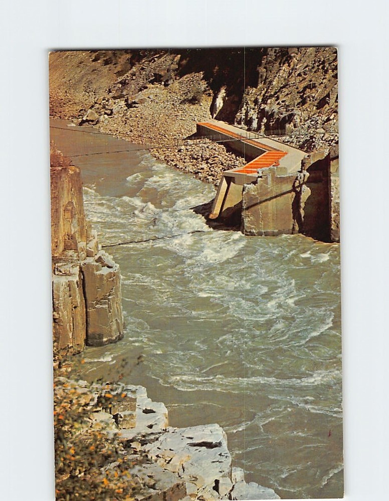 Postcard Hell's Gate Fishway Fraser Canyon British Columbia Canada