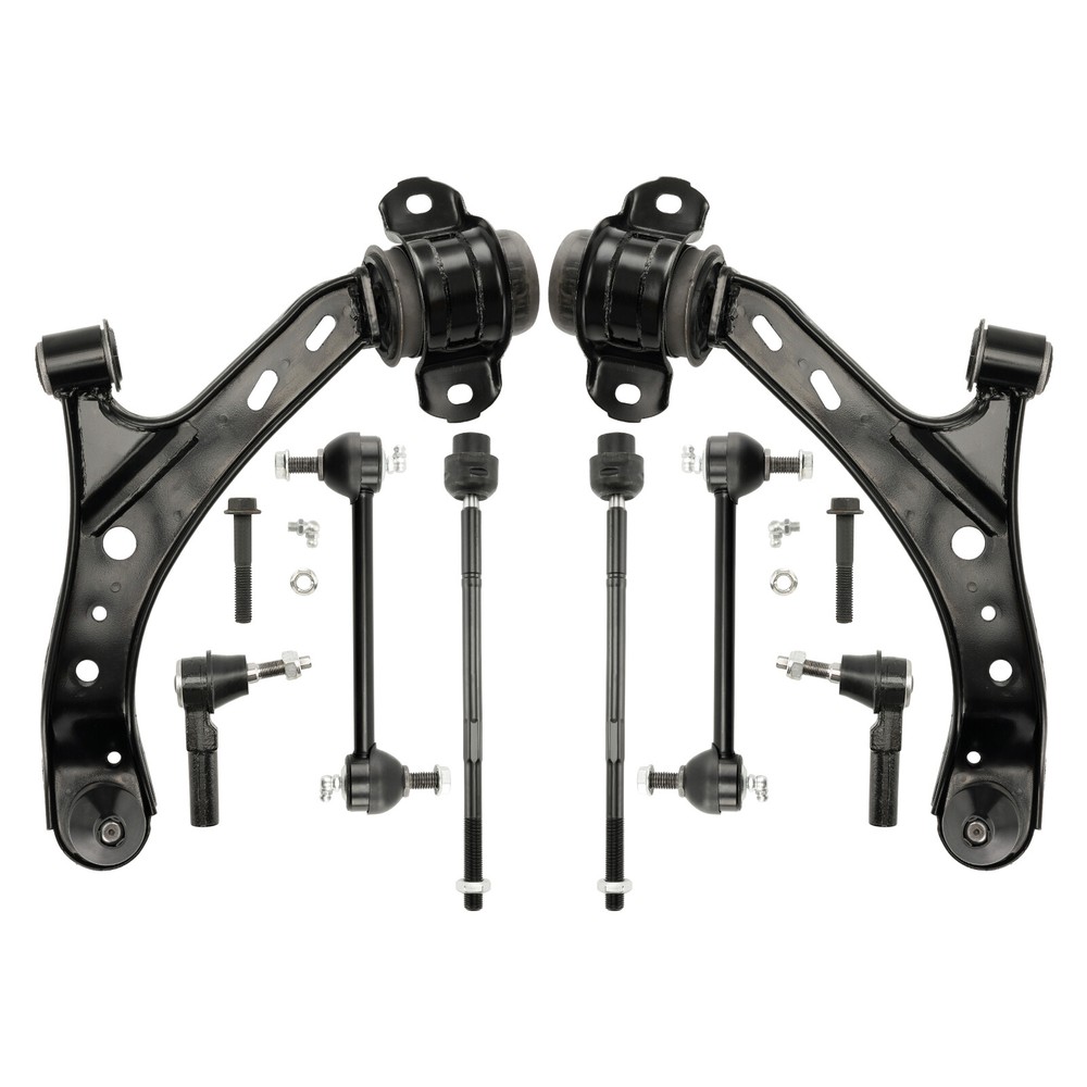 2-8pcs Ford Mustang 2005-10 Front Control Arms Tie Rods Sway Bars Kit