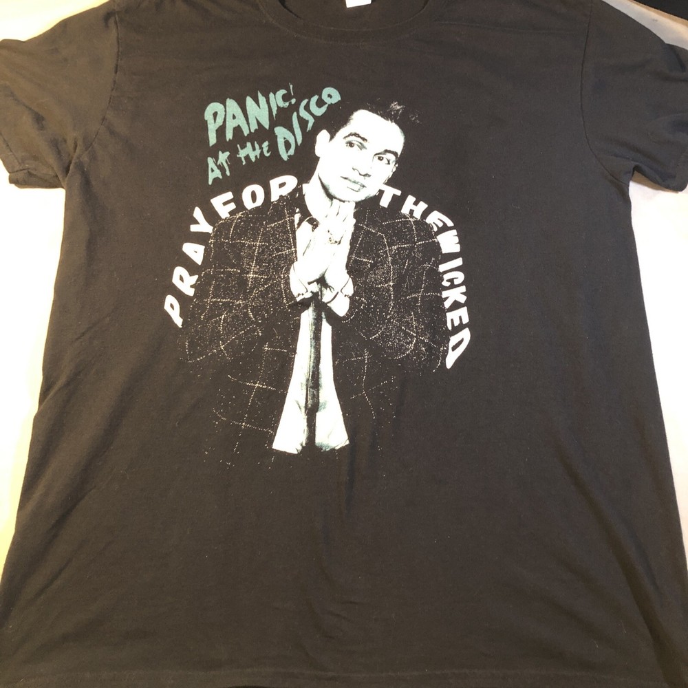 Panic at the Disco “Pray For The Wicked” Rock Band Tour T Shirt Size XL