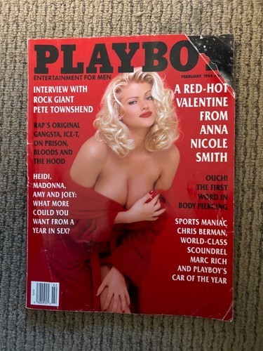 Playboy Magazine February 1994 Anna Nicole Smith, Excellent