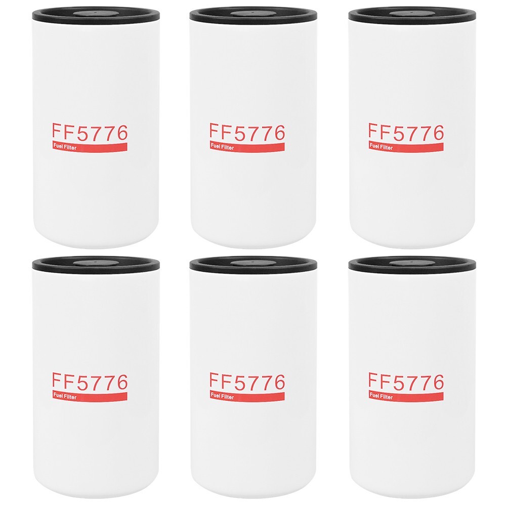 6PCS FF5776 Fuel Filter For Cummins ISX Replaces 2864993 2893612 3685306 4331007