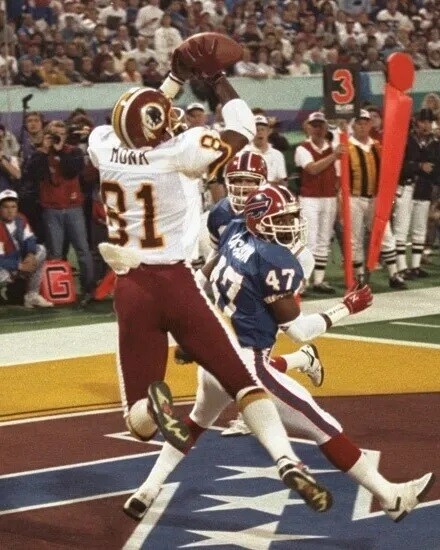 Art Monk Washington Redskins Nfl Football Vs Bills 8x10 PHOTO PRINT
