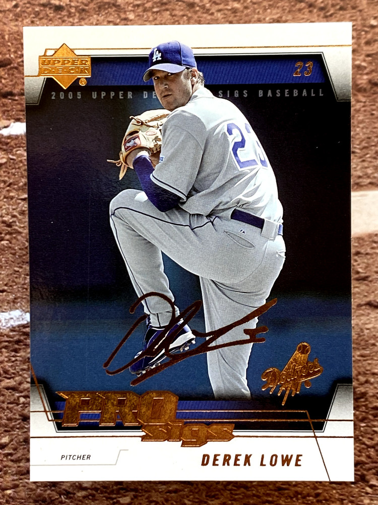 Derek Lowe 2005 Upper Deck Pro Sigs #41 Los Angeles Dodgers