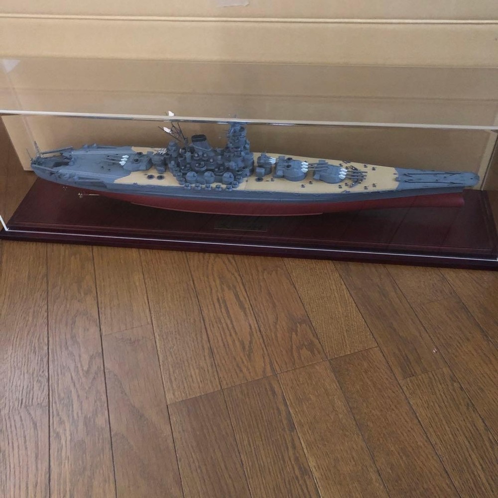 Battleship Yamato 1/350 completed model interior antique retro #108261