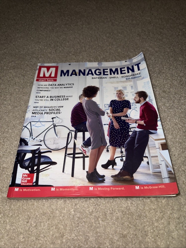 M : Management by Scott A. Snell; Thomas S. Bateman; Robert Konopaske