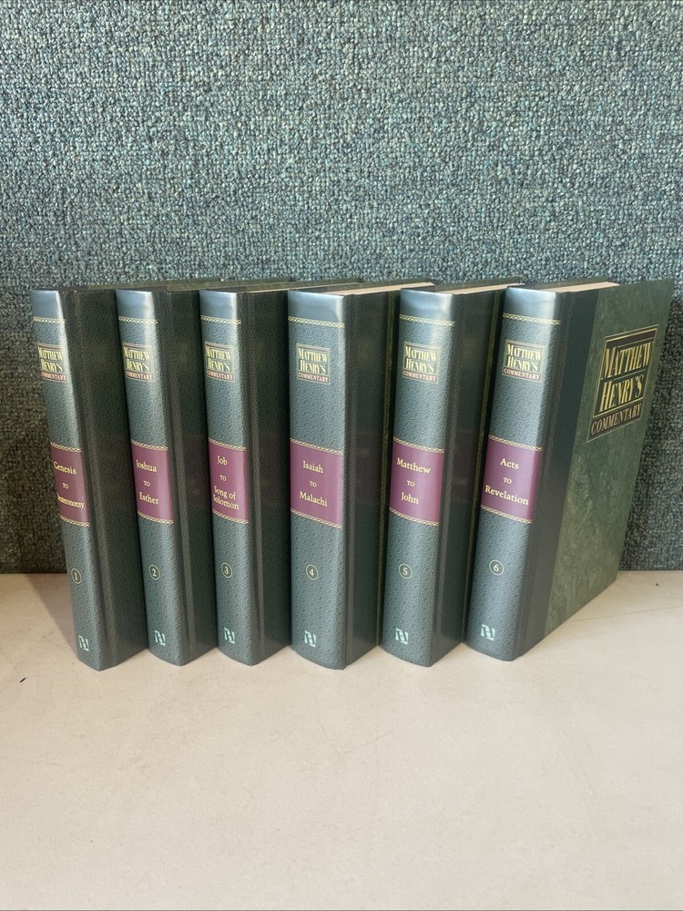 Matthew Henry's Commentary on the Whole Bible: New Modern Edition 6 volume set