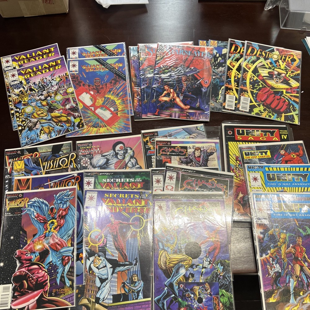 Valiant Lot X 26 Comics SECRETS O/T UNIVERSE #1-3 Visitor Star slayer 1-2 Unity