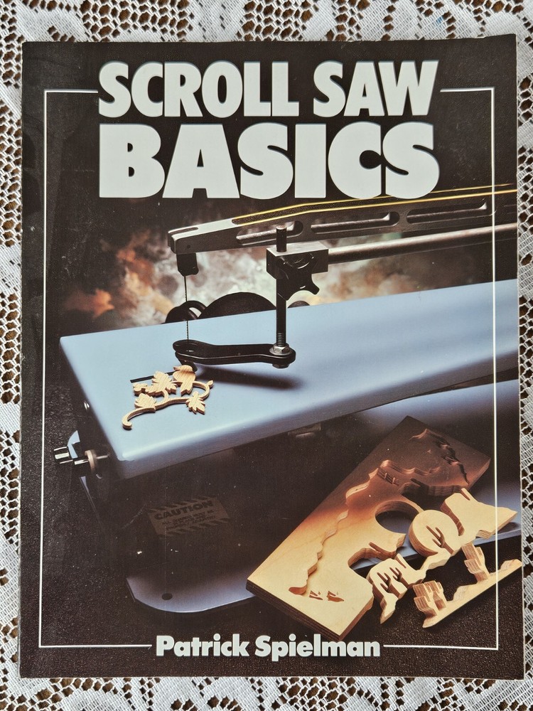 Scroll Saw Basics 1991 Vintage Woodworking Book DIY Wood Shop Hobby Arts Crafts