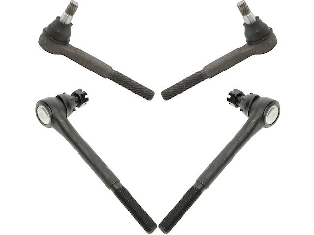 Front TRQ 4 Piece Tie Rod Set Tie Rod End Set fits GMC R3500 1987-1991 22KJJT