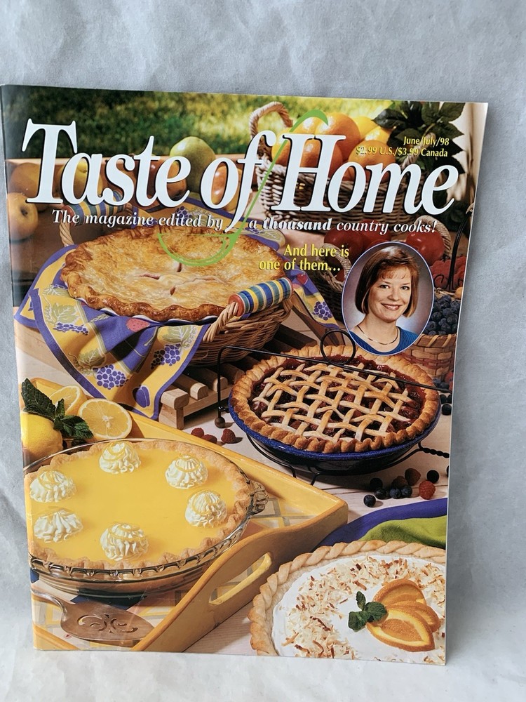 Taste of Home's Cooking Magazine June/July 1998.                          R15-16