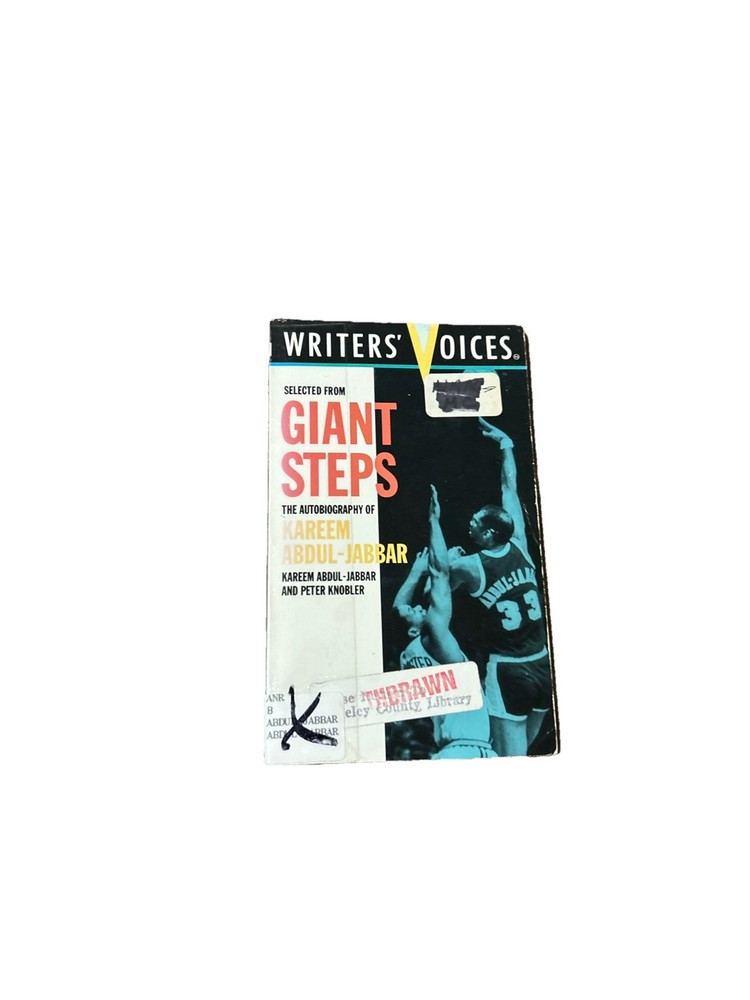Selected from Giant Steps Writers' Voices Kareem, Knobler, Peter Paperback Vtg
