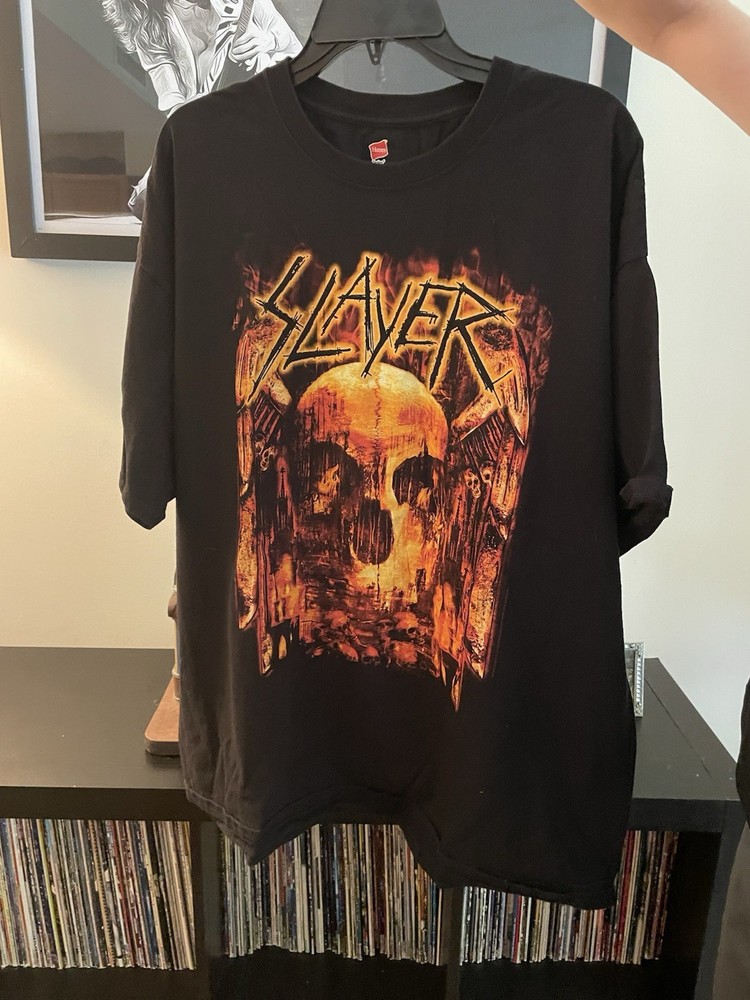 Slayer Final World Tour 2019 Concert Dates Black Tshirt Double Sided Metal Music