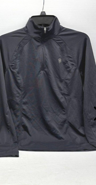 Ariat TEK Heat Series UCD Womens Shirt M Black Mesh 1/4 Zip Base Layer Running