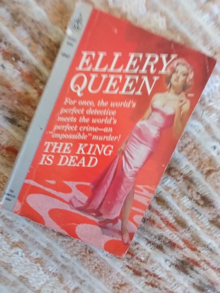 The King is Dead by Ellery Queen (1960, Pb) Pocket book 6047, 4th printing
