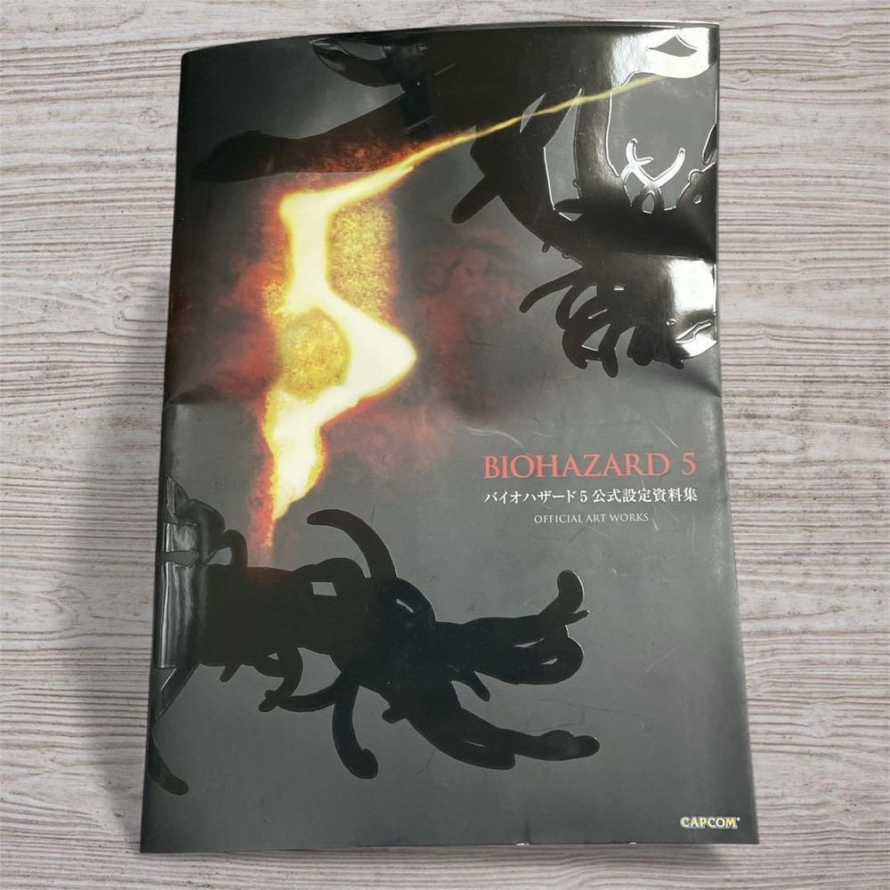 BIOHAZARD 5 Resident Evil Official Art Works Illustration book PS3 First Edition