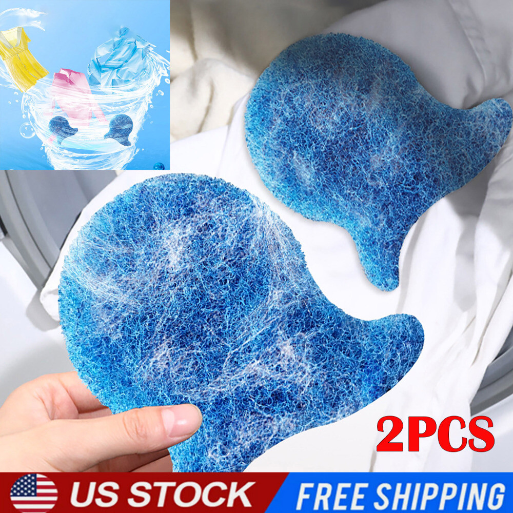 Pet Hair Remover Laundry Ball Reusable Hair and Lint Catcher Deshedding 2PC