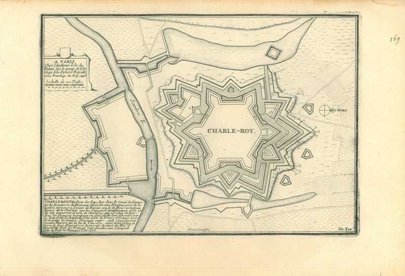 City map of Charleroi