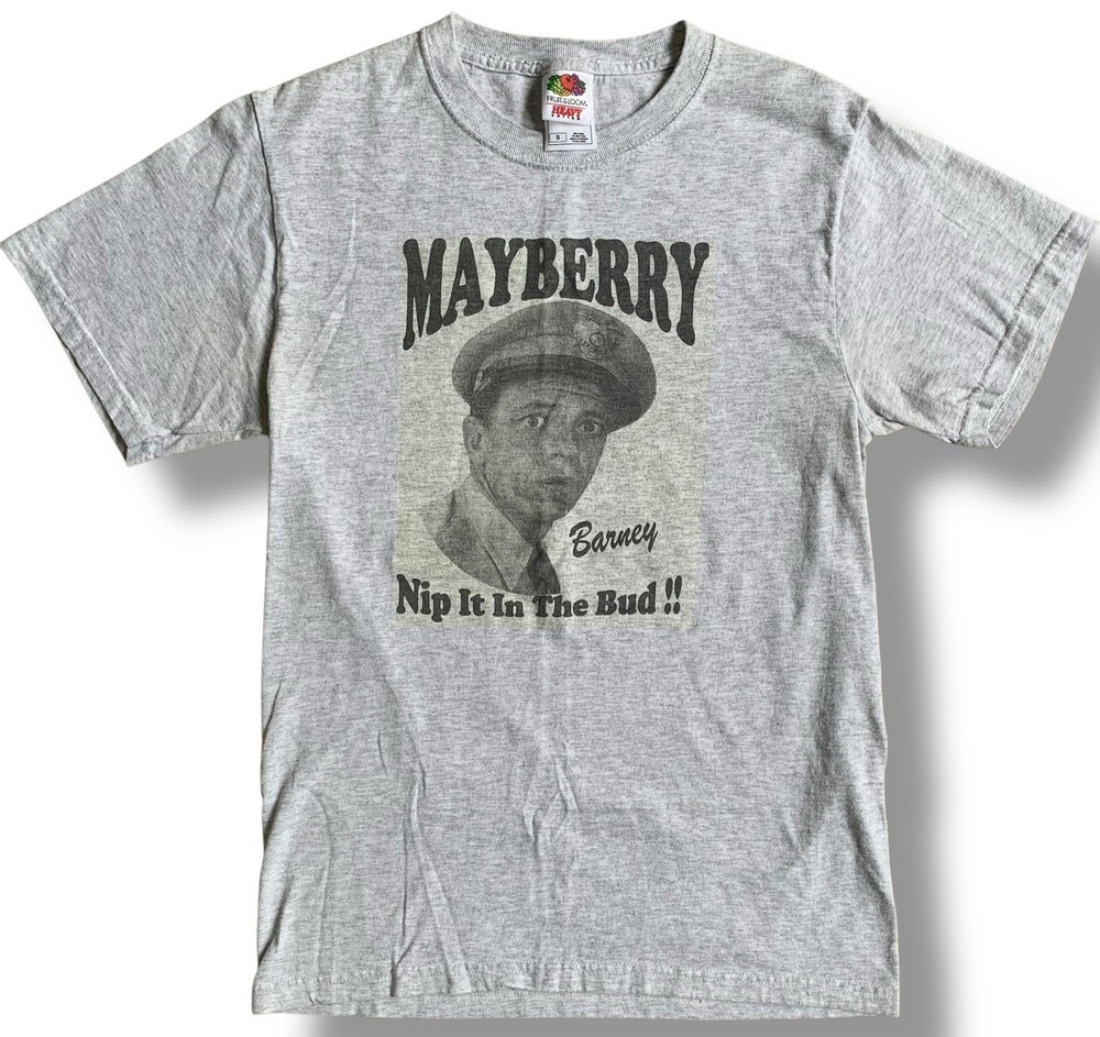 Vintage The Andy Griffith Show Barney T-Shirt Sz Small Grey Mayberry NC TV Show