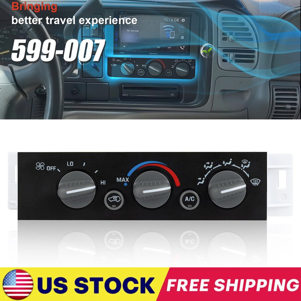 Air Conditioning Control Panel 599-007 Truck Heater Control Panel fit for C1500