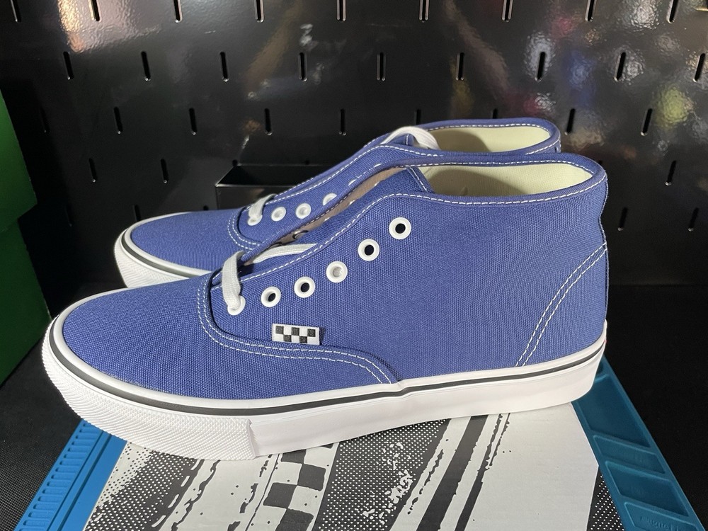 Vans Skate Authentic Mid Navy Blue Size 10