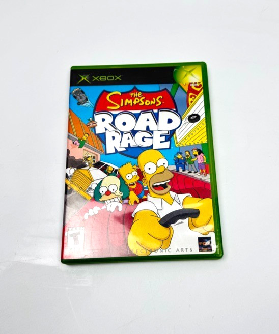 Simpsons Road Rage (Microsoft Xbox, 2001) Game And Manual Only- No Game
