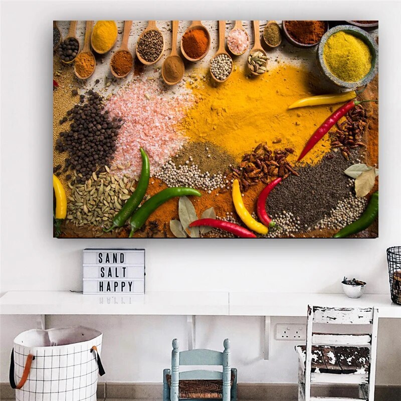 Kitchen Food Canvas Painting Wall Posters and Prints Wall Art Picture Home Decor