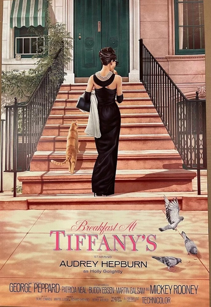 Breakfast at Tiffany Movie Poster Wall Art Decor No Frame