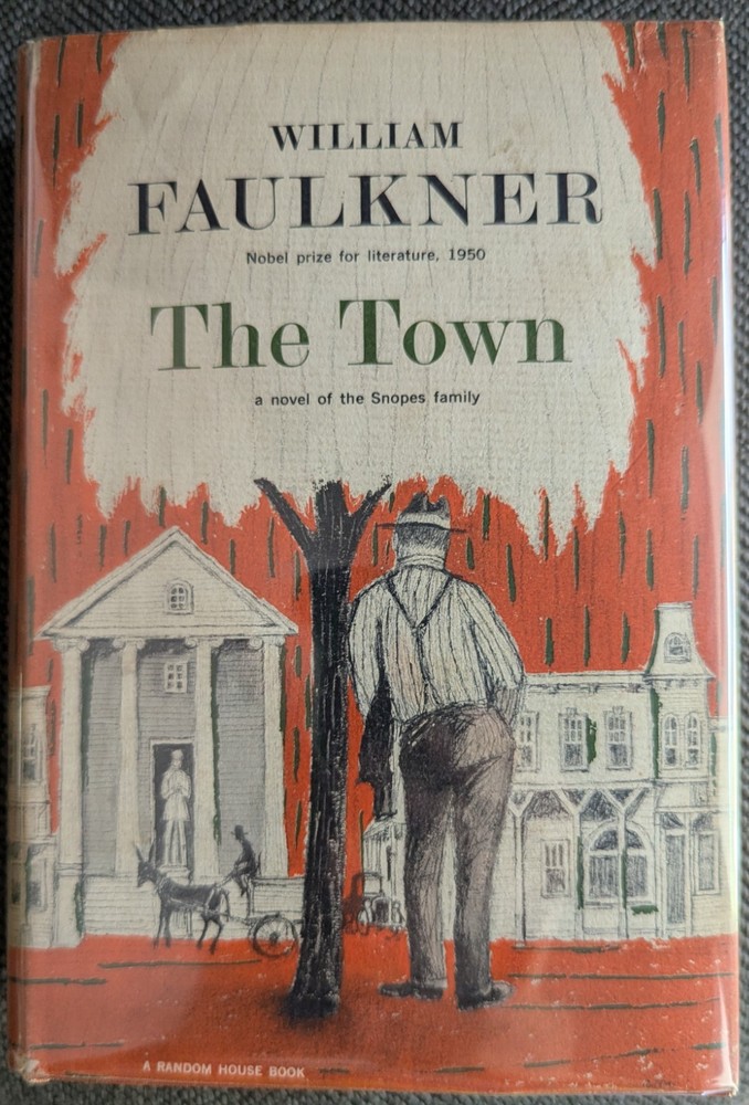 The Town by William Faulkner First Edition 1st Printing 2nd State HC/DJ Snopes