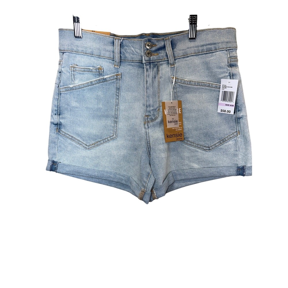 Kensie Jeans Vintage Luxe High Rise Shorts Size 6/28 NWT Women’s Denim