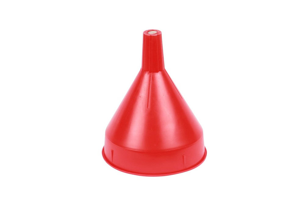 32002 Red Safety Funnel with Screen/Strainer Funnel for Oil, Fuel, Gas, and A...
