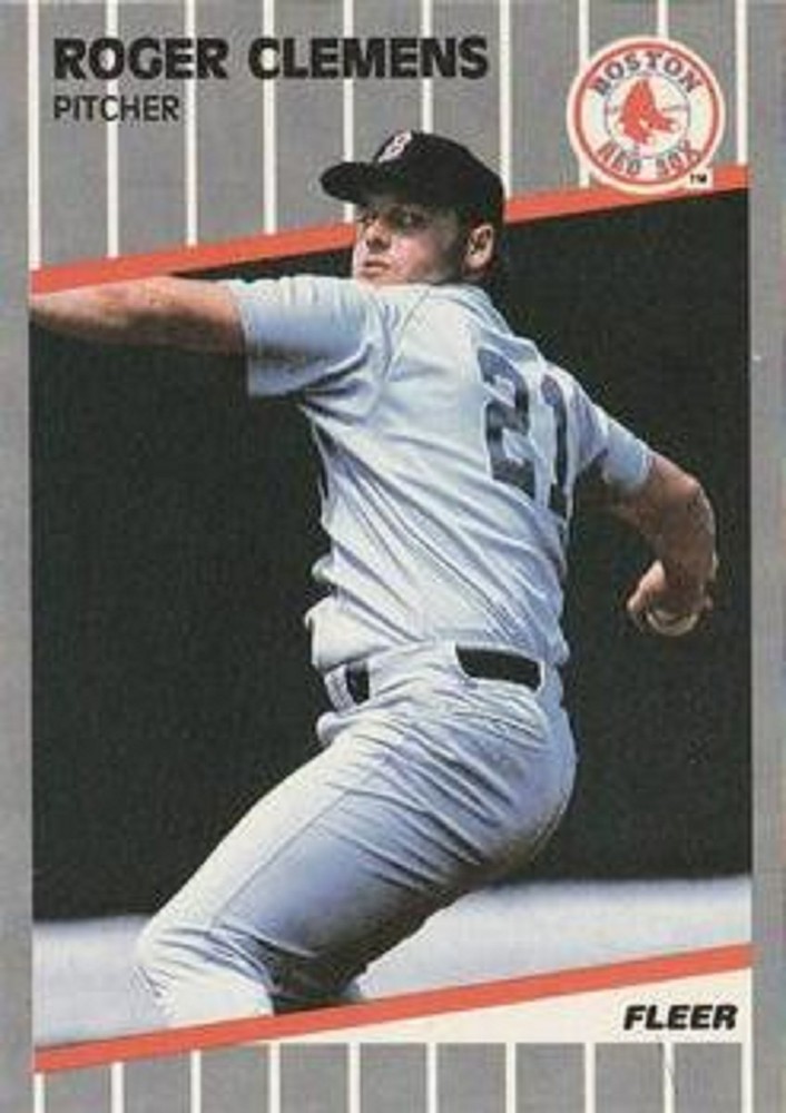 1989 Fleer #85 Roger Clemens Boston Red Sox