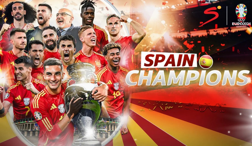 SPAIN UEFA EURO CUP CHAMPS 2024 FRIDGE MAGNET 5