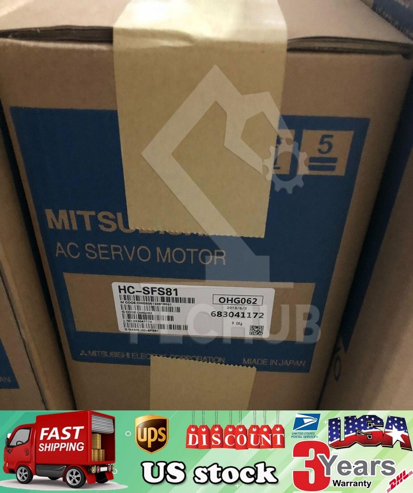 1PC New Mitsubishi HC-SFS81 Servo Motor In Box HCSFS81 Expedited Shipping