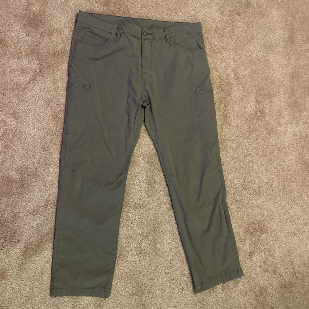 Prana Brion Pant 2 Stretch Chino Pants Men's Charcoal Gray 38x30