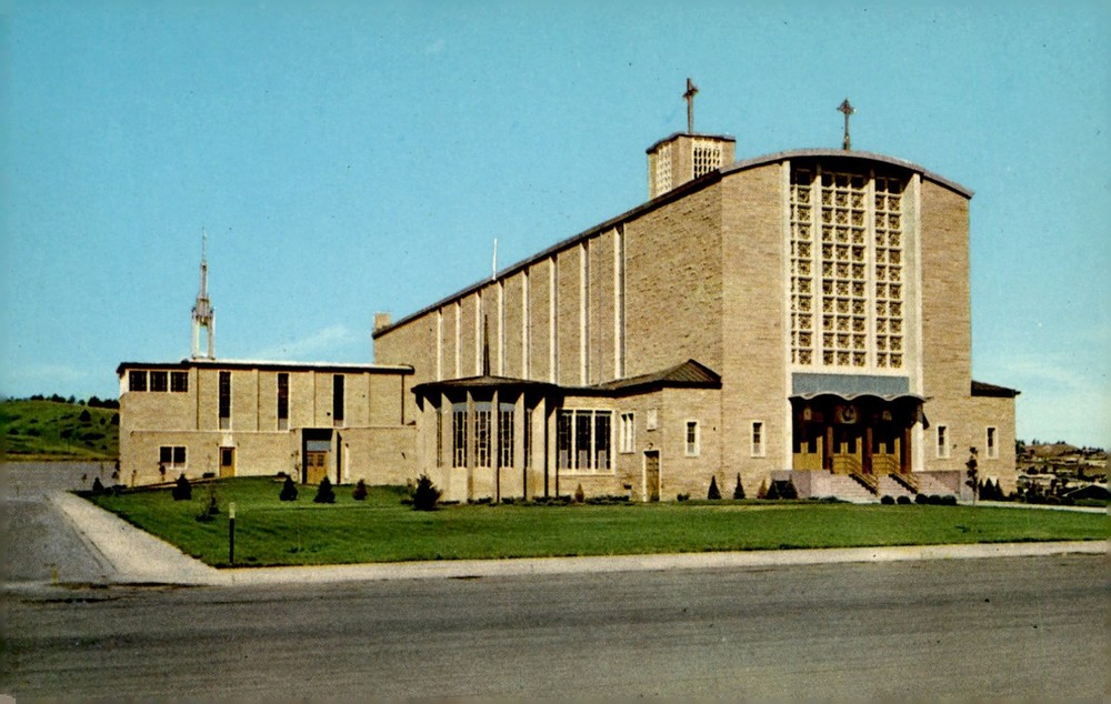 Our Lady of Perpetual Help Catholic Cathedral, Rapid City, South Dakota Postcard