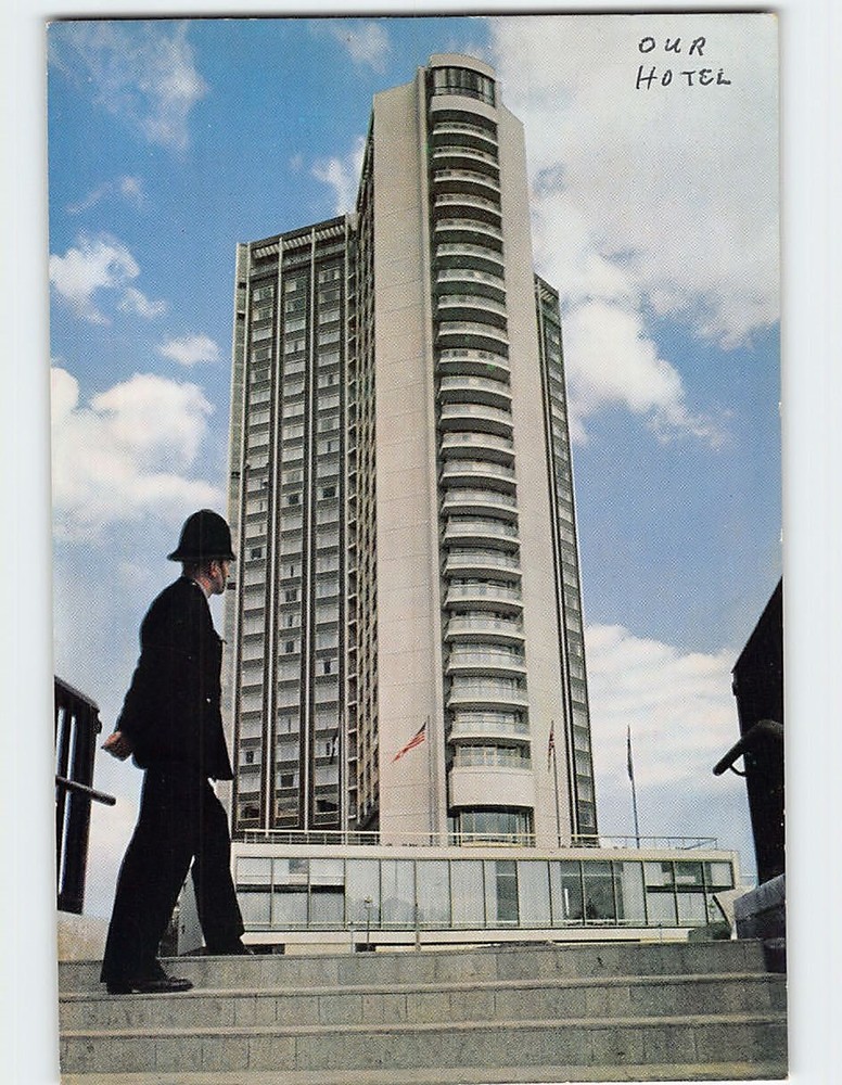 Postcard London Hilton Park Lane London England