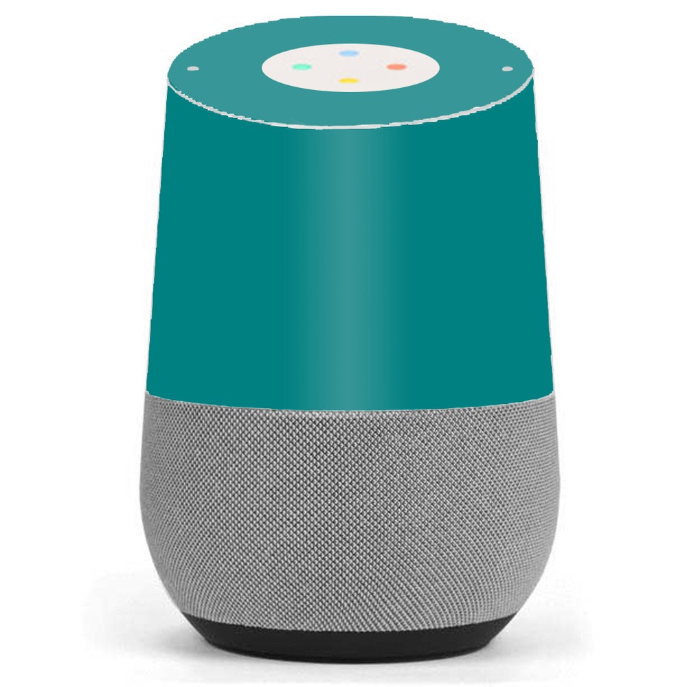Skin Decal Vinyl Wrap for Google Home stickers skins cover/ Teal color